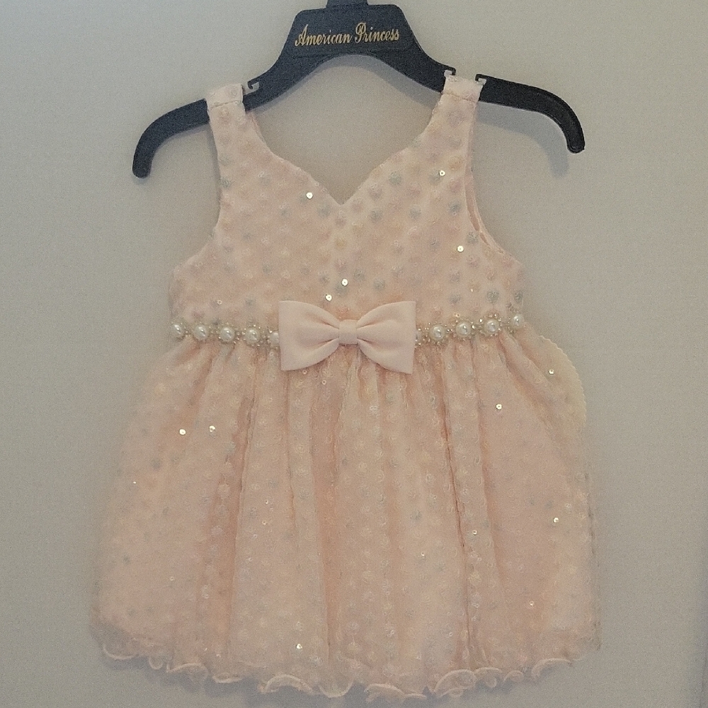 American Princess Blush Sequin Dress